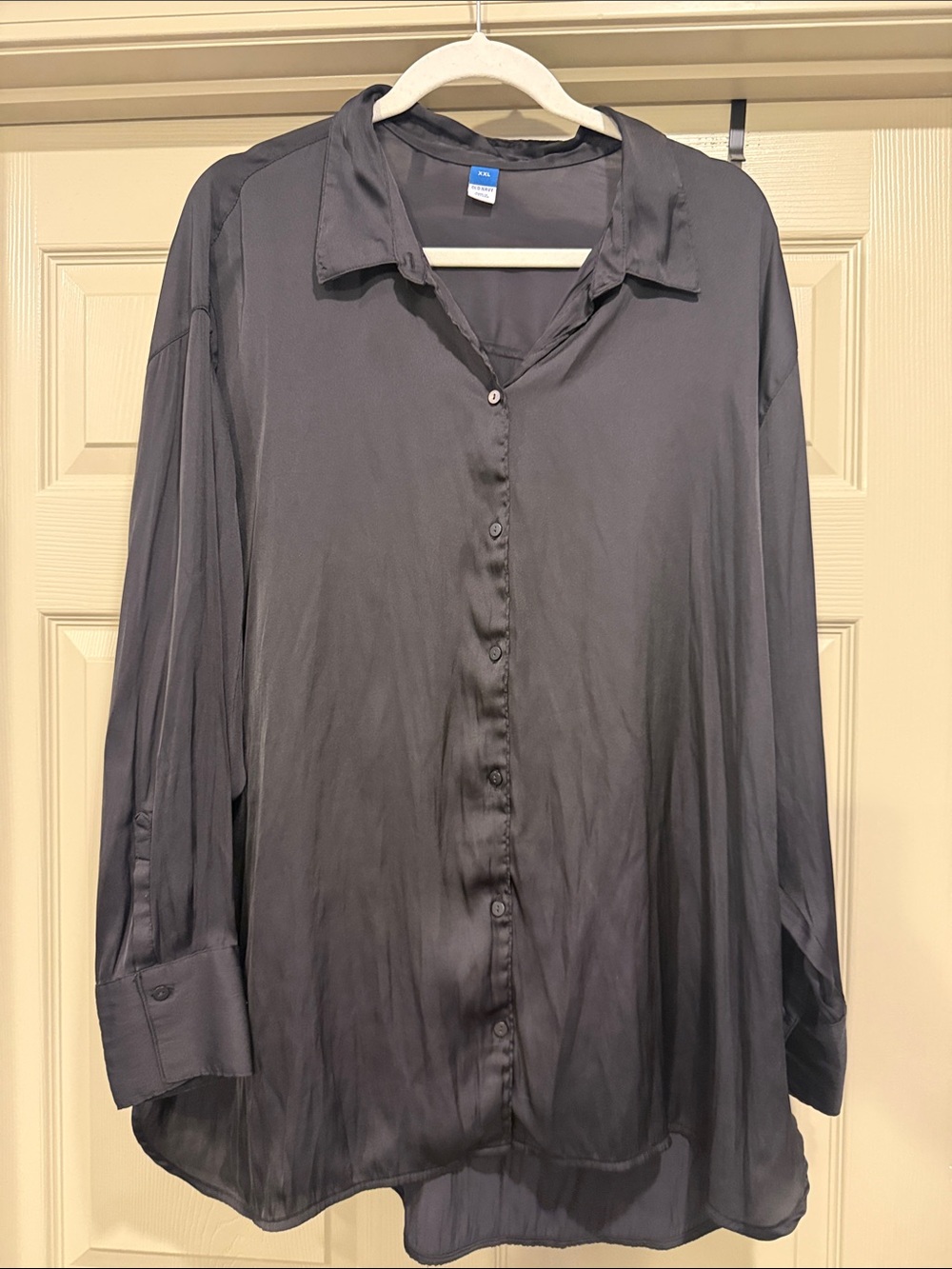 Old Navy Women's Button-Down Shirt - black